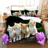 Load image into Gallery viewer, Lovely Animal Pet Cats Bedding Set Quilt Covers