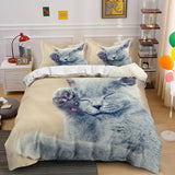 Load image into Gallery viewer, Lovely Animal Pet Cats Bedding Set Quilt Covers