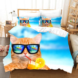 Load image into Gallery viewer, Lovely Animal Pet Cats Bedding Set Quilt Covers