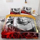 Charger l&#39;image dans la visionneuse de la galerie, Marilyn Monroe Cosplay ensemble de literie couette housses de couette ensembles de draps