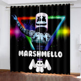 Load image into Gallery viewer, Marshmello Curtains Blackout Window Drapes