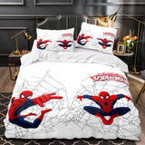 Load image into Gallery viewer, Marvel Spiderman Cosplay UK Bedding Set Quilt Duvet Covers Bed Sets