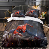 Charger l&#39;image dans la visionneuse de la galerie, Marvel Spiderman Cosplay UK Parure de lit Couette Housses de couette Parures de lit