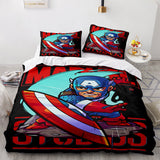 Charger l&#39;image dans la visionneuse de la galerie, Marvel Studios Comics Avengers Cosplay Parure de lit Housse de couette Parure de lit