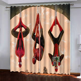 Load image into Gallery viewer, Marvel Superhero Spiderman Pattern Curtains Blackout Window Drapes