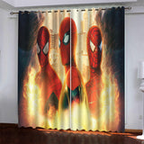 Load image into Gallery viewer, Marvel Superhero Spiderman Pattern Curtains Blackout Window Drapes