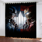 Load image into Gallery viewer, Marvel The Avengers Pattern Curtains Blackout Window Drapes