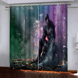 Load image into Gallery viewer, Marvel Venom Pattern Curtains Blackout Window Drapes