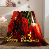 Load image into Gallery viewer, Merry Christmas Bedding Flannel Fleece Blanket Throw Cosplay Blanket