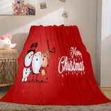 Load image into Gallery viewer, Merry Christmas Blanket Flannel Fleece Throw Quilt Wrap Nap Blanket