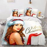 Load image into Gallery viewer, Merry Christmas Cosplay UK Bedding Set Quilt Duvet Covers Bed Sets