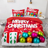 Load image into Gallery viewer, Merry Christmas Cosplay UK Bedding Set Quilt Duvet Covers Bed Sets