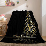 Load image into Gallery viewer, Merry Christmas Flannel Fleece Blanket