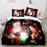 Load image into Gallery viewer, Merry Christmas UK Bedding Set Quilt Covers