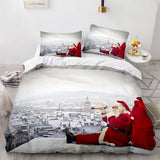 Load image into Gallery viewer, Merry Christmas UK Bedding Set Quilt Covers