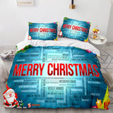 Load image into Gallery viewer, Merry Christmas UK Bedding Set Quilt Covers