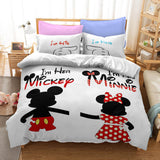 Charger l&#39;image dans la visionneuse de la galerie, Mickey Mouse Cosplay Ensemble de literie pour enfants Housse de couette Ensembles de draps de lit