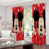 Load image into Gallery viewer, Mickey Mouse Curtains Cosplay Blackout Window Drapes Room Decoration