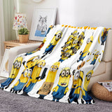 Load image into Gallery viewer, Minions Pattern Blanket Flannel Throw Room Decoration