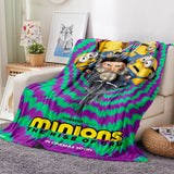 Load image into Gallery viewer, Minions The Rise of Gru Flannel Fleece Blanket Throw Cosplay Blankets