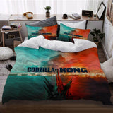 Load image into Gallery viewer, Movie Godzilla vs Kong Pattern Bedding Set Quilt Cover Without Filler