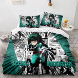 Charger l&#39;image dans la visionneuse de la galerie, Ensemble de literie My Hero Academia Ensembles de draps de lit avec housse de couette Cosplay