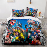 Charger l&#39;image dans la visionneuse de la galerie, My Hero Academia Parure de lit Cosplay Housses de couette Ensembles de draps