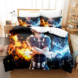 Charger l&#39;image dans la visionneuse de la galerie, My Hero Academia Cosplay UK ensemble de literie housse de couette ensembles de draps de lit