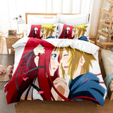 Load image into Gallery viewer, Naruto Cosplay Kids Bedding Set Quilt Duvet Covers Christmas Present