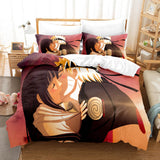 Load image into Gallery viewer, Naruto Cosplay Kids Bedding Set Quilt Duvet Covers Christmas Present