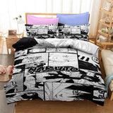 Load image into Gallery viewer, Naruto Kakashi Sasuke Itachi Bijuu Bedding Set Duvet Cover Bed Sets