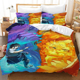 Load image into Gallery viewer, Naruto Kakashi Sasuke Itachi Bijuu Bedding Set Duvet Cover Bed Sets