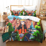 Load image into Gallery viewer, Naruto Kurama Akatsuki Cosplay Bedding Set Quilt Duvet Cover Bed Sets