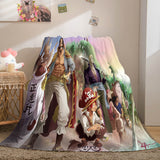 Load image into Gallery viewer, ONE PIECE Cosplay Flannel Fleece Throw Blanket Wrap Nap Quilt Blanket