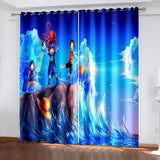 Load image into Gallery viewer, ONE PIECE Curtains Blackout Window Drapes