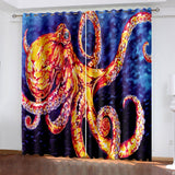 Charger l&#39;image dans la visionneuse de la galerie, Rideaux de football rideaux occultants pour la décoration de la chambre