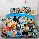 Charger l&#39;image dans la visionneuse de la galerie, Ensemble de literie One Piece Cosplay couette housses de couette ensembles de draps