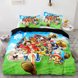 Load image into Gallery viewer, One Piece Cosplay Bedding Set Soft Quilt Cover