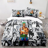 Load image into Gallery viewer, One Piece Cosplay Bedding Set Soft Quilt Cover