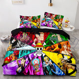 Load image into Gallery viewer, One Piece Cosplay Bedding Set Soft Quilt Cover