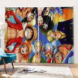 Charger l&#39;image dans la visionneuse de la galerie, One Piece Rideaux Cosplay Rideaux de fenêtre occultants pour décorations de chambre