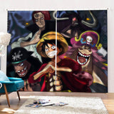 Charger l&#39;image dans la visionneuse de la galerie, One Piece Rideaux Cosplay Rideaux de fenêtre occultants pour décorations de chambre