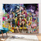 Charger l&#39;image dans la visionneuse de la galerie, One Piece Rideaux Cosplay Rideaux de fenêtre occultants pour décorations de chambre