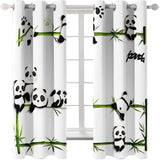 Charger l&#39;image dans la visionneuse de la galerie, Panda Rideaux Blackout Fenêtre Traitements Rideaux pour la décoration de la chambre