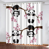 Charger l&#39;image dans la visionneuse de la galerie, Panda Rideaux Blackout Fenêtre Traitements Rideaux pour la décoration de la chambre