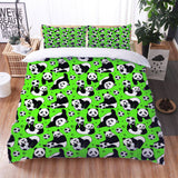 Charger l&#39;image dans la visionneuse de la galerie, Parure de lit motif panda housse de couette drap de lit ensembles de lit