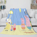 Load image into Gallery viewer, Peppa Pig Blanket Flannel Fleece Throw Cosplay Blanket Christmas Gift