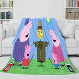 Load image into Gallery viewer, Peppa Pig Blanket Flannel Fleece Throw Cosplay Blanket Kids Present