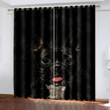 Charger l&#39;image dans la visionneuse de la galerie, Chiens de compagnie Rideaux Blackout Fenêtre Traitements Rideaux pour la décoration de la chambre