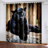 Charger l&#39;image dans la visionneuse de la galerie, Chiens de compagnie Rideaux Blackout Fenêtre Traitements Rideaux pour la décoration de la chambre